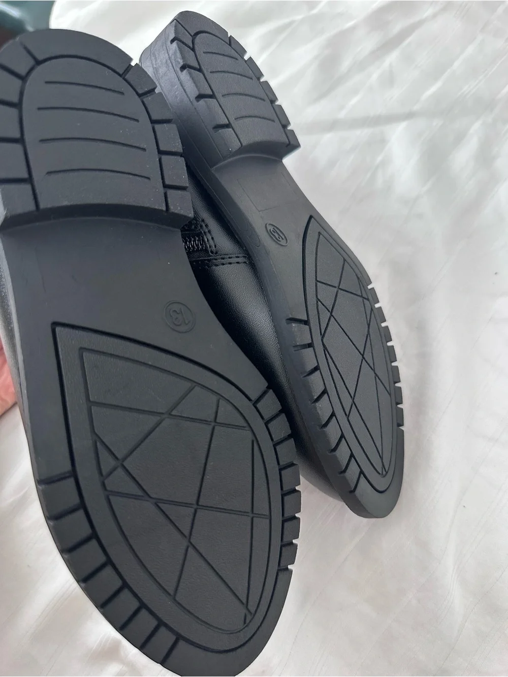 NWT kids 13 black boots